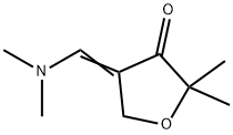 3(2H)-Furanone, 4-[(dimethylamino)methylene]dihydro-2,2-dimethyl- Struktur