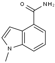 1-Methylindole-4-carboxamide,1869869-40-8,结构式