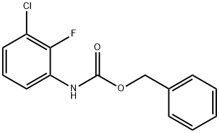 Carbamic acid, N-(3-chloro-2-fluorophenyl)-, phenylmethyl ester,1871276-18-4,结构式