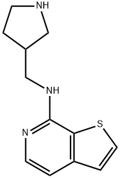 Thieno[2,3-c]pyridin-7-amine,N-(3-pyrrolidinylmethyl)-,1871419-11-2,结构式