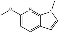 6-methoxy-1-methyl-pyrrolo[2,3-b]pyridine 结构式
