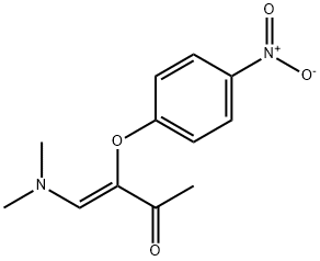 3-Buten-2-one, 4-(dimethylamino)-3-(4-nitrophenoxy)-, (3Z)- Structure