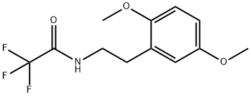 N-[2-(2,5-DIMETHOXYPHENYL)ETHYL]-2,2,2-TRIFLUOROACETAMIDE 结构式