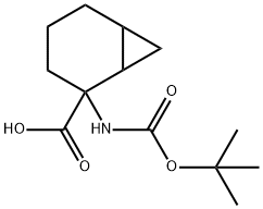 2-{[(TERT-BUTOXY)CARBONYL]AMINO}BICYCLO[4.1.0]HEPTANE-2-CARBOXYLIC ACID,1875958-64-7,结构式