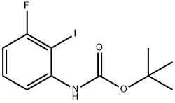 (3-Fluoro-2-iodo-phenyl)-carbamic acid tert-butyl ester Structure