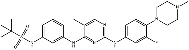 Dual BET-Kinase inhibitor 3 化学構造式