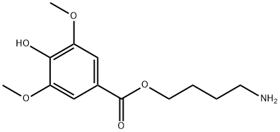 18780-70-6 Benzoic acid, 4-hydroxy-3,5-dimethoxy-, 4-aminobutyl ester