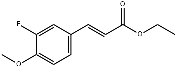2-Propenoic acid, 3-(3-fluoro-4-methoxyphenyl)-, ethyl ester, (2E)-