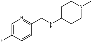 2-Pyridinemethanamine, 5-fluoro-N-(1-methyl-4-piperidinyl)- Structure