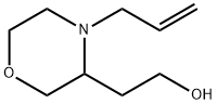 3-Morpholineethanol, 4-(2-propen-1-yl)- Struktur