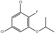 1,5-二氯-2-氟-3-异丙氧基苯, 1881288-14-7, 结构式