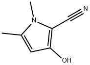 1H-Pyrrole-2-carbonitrile, 3-hydroxy-1,5-dimethyl- 结构式