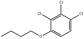 Benzene, 1-butoxy-2,3,4-trichloro- Structure