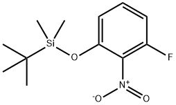 Benzene, 1-[[(1,1-dimethylethyl)dimethylsilyl]oxy]-3-fluoro-2-nitro- Structure