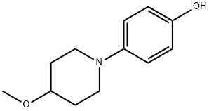 Phenol, 4-(4-methoxy-1-piperidinyl)- 结构式