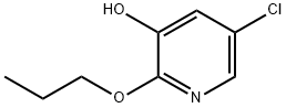 3-Pyridinol, 5-chloro-2-propoxy- 结构式