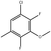 Benzene, 1-chloro-2,4-difluoro-3-methoxy-5-methyl-,1881293-02-2,结构式
