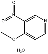4-methoxy-3-nitropyridine hydrate 结构式