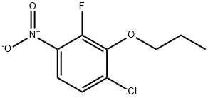 Benzene, 1-chloro-3-fluoro-4-nitro-2-propoxy-,1881295-03-9,结构式