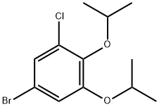 Benzene, 5-bromo-1-chloro-2,3-bis(1-methylethoxy)- 结构式