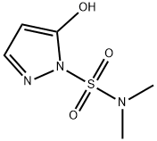 5-hydroxy-N,N-dimethyl-1H-pyrazole-1-sulfonamide 结构式