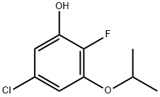 5-氯-2-氟-3-异丙氧基苯酚,1881295-80-2,结构式