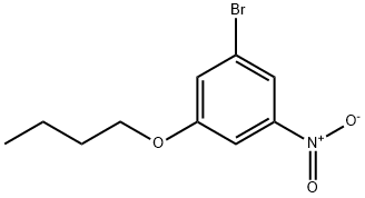 Benzene, 1-bromo-3-butoxy-5-nitro-,1881321-83-0,结构式