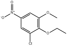 Benzene, 1-chloro-2-ethoxy-3-methoxy-5-nitro- 结构式