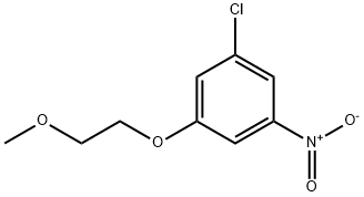 Benzene, 1-chloro-3-(2-methoxyethoxy)-5-nitro-,1881322-02-6,结构式