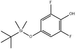 Phenol, 4-[[(1,1-dimethylethyl)dimethylsilyl]oxy]-2,6-difluoro- 结构式