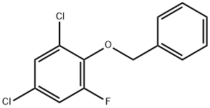 2-(苄氧基)-1,5-二氯-3-氟苯, 1881327-93-0, 结构式