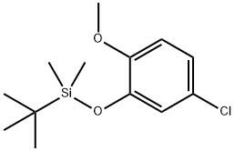 Benzene, 4-chloro-2-[[(1,1-dimethylethyl)dimethylsilyl]oxy]-1-methoxy- Structure
