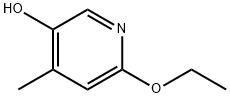 6-乙氧基-4-甲基吡啶-3-醇 结构式