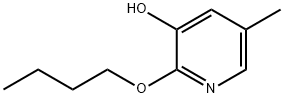 3-Pyridinol, 2-butoxy-5-methyl- 结构式