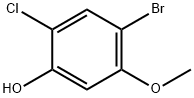 Phenol, 4-bromo-2-chloro-5-methoxy- 结构式