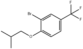 2-溴-1-异丁氧基-4-(三氟甲基)苯, 1881330-01-3, 结构式
