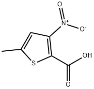 2-Thiophenecarboxylic acid, 5-methyl-3-nitro-,1881330-07-9,结构式