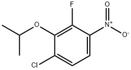 Benzene, 1-chloro-3-fluoro-2-(1-methylethoxy)-4-nitro- 结构式