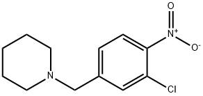 Piperidine, 1-[(3-chloro-4-nitrophenyl)methyl]- 结构式