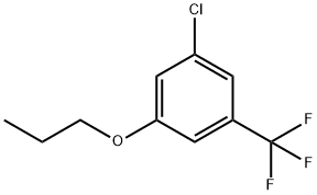 Benzene, 1-chloro-3-propoxy-5-(trifluoromethyl)- 结构式