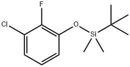 Benzene, 1-chloro-3-[[(1,1-dimethylethyl)dimethylsilyl]oxy]-2-fluoro- 结构式