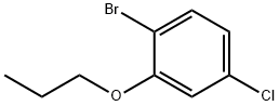 Benzene, 1-bromo-4-chloro-2-propoxy- Structure
