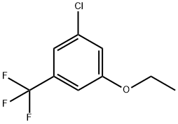 Benzene, 1-chloro-3-ethoxy-5-(trifluoromethyl)- Structure