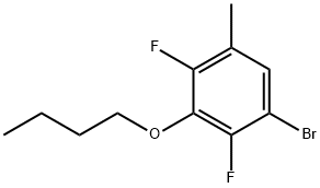 Benzene, 1-bromo-3-butoxy-2,4-difluoro-5-methyl- 结构式