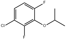 1-氯-2,4-二氟-3-异丙氧基苯, 1881332-78-0, 结构式