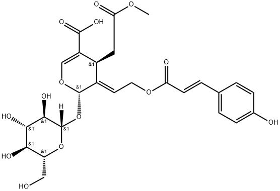 Jaslanceoside B, 188300-82-5, 结构式