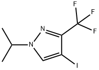 4-iodo-1-isopropyl-3-(trifluoromethyl)-1H-pyrazole Structure