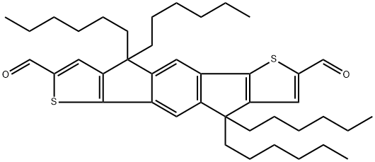 IDT-C6-2CHO, 1883441-93-7, 结构式