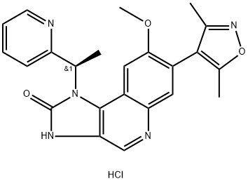 I-BET 151 二塩酸塩 化学構造式