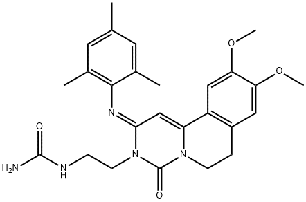 Urea, N-[2-[(2E)-6,7-dihydro-9,10-dimethoxy-4-oxo-2-[(2,4,6-